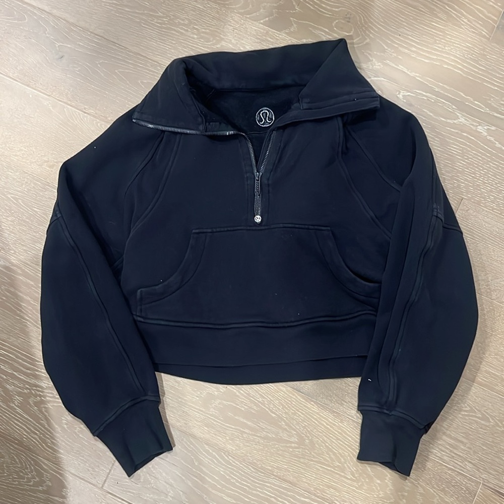 Scuba Oversized Half-Zip Hoodie